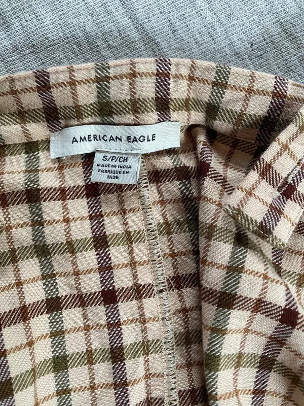 American Eagle Outfitters plaid mini dress - Image 4