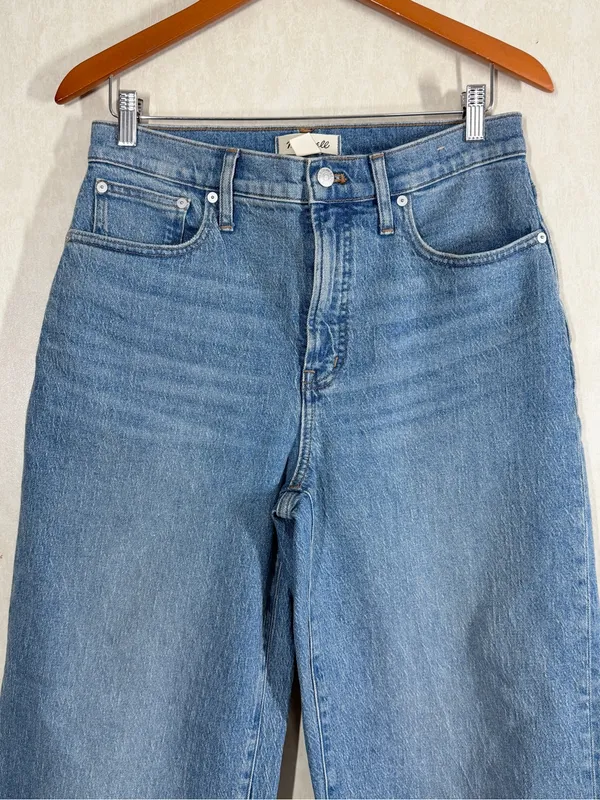 Madewell The Perfect Vintage Wide-Leg Jean in Heathcote Wash Comfort Stretch 29 - Image 5