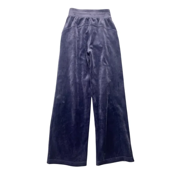 Lululemon size xxxs scuba mid rise Velvet Wide Leg purple nightfall Pants - Image 11