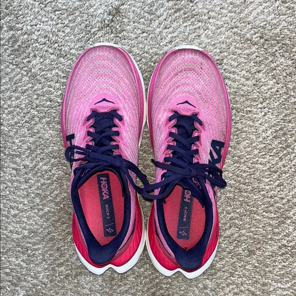 Hoka Mach 5 Women's Pink Running Shoes - Image 6