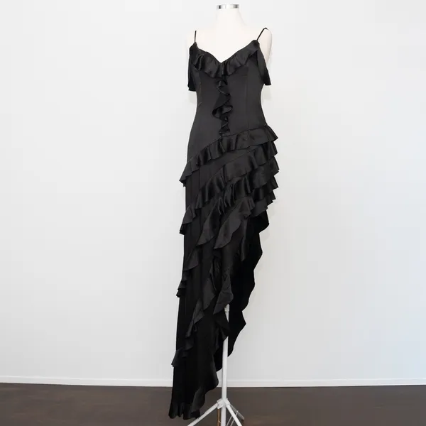 Elliatt - Kyla‎ Asymmetrical Ruffle Gown - Image 2