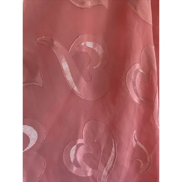 Morgan Taylor Intimates Small Pink Heart Night‎ Semi Sheer Slip Dress Lingerie - Image 3