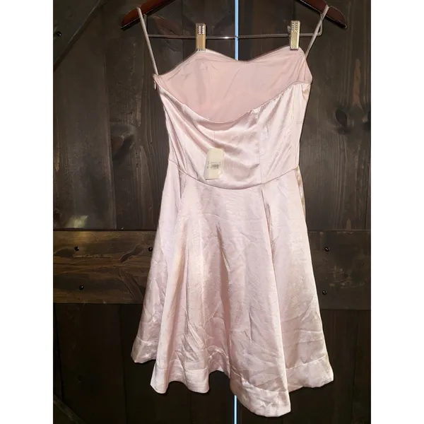 Altar'd State NEW Isla Strapless Mini Dress XS‎ Tiny Snag On Front - Image 5