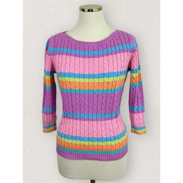 🌟HP🌟 Vintage Ralph Lauren Cable Knit Sweater - Image 2