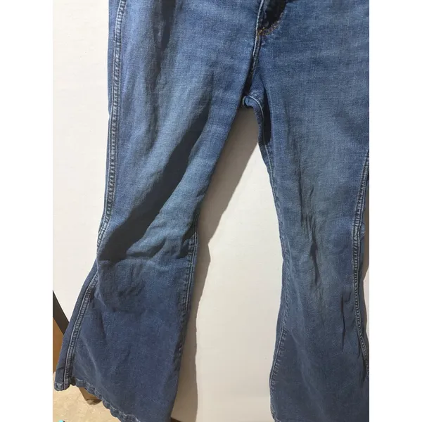 Wrangler Women Blue Denim Flare Bell Bottom Jeans‎ 28 x 34 - Image 5