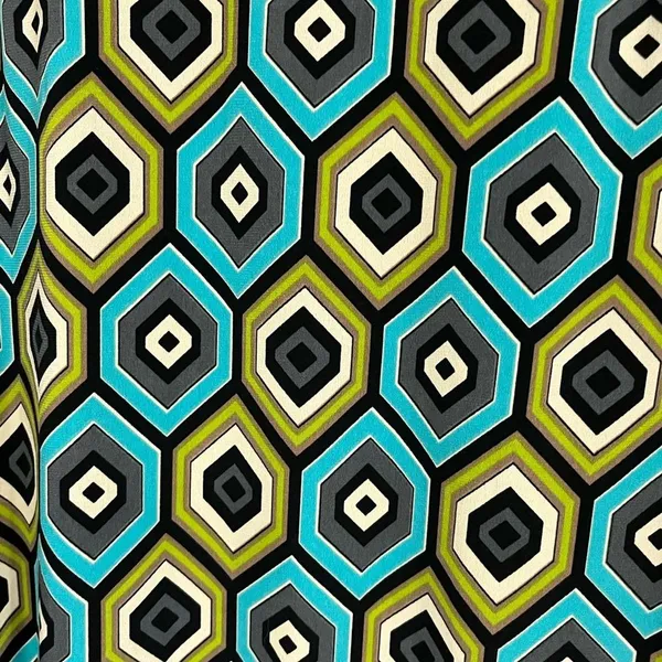 Dress Barn Y2K Sheath Sleeveless Geometric Pattern Vibrant Dress Size 6 - Image 3