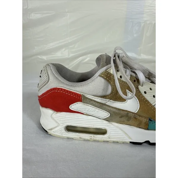 Nike Air Max 90 SE Safari Mix White Curry DH5075-100 Women's 7 Streetwear - Image 2
