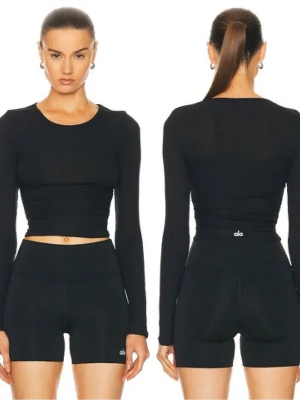ALO Yoga | Gather Long Sleeve Top - Image 2