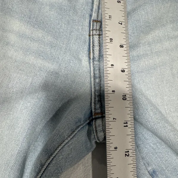 Madewell The Perfect Vintage Straight Jean Womens 26 Distressed Light Blue Denim - Image 10