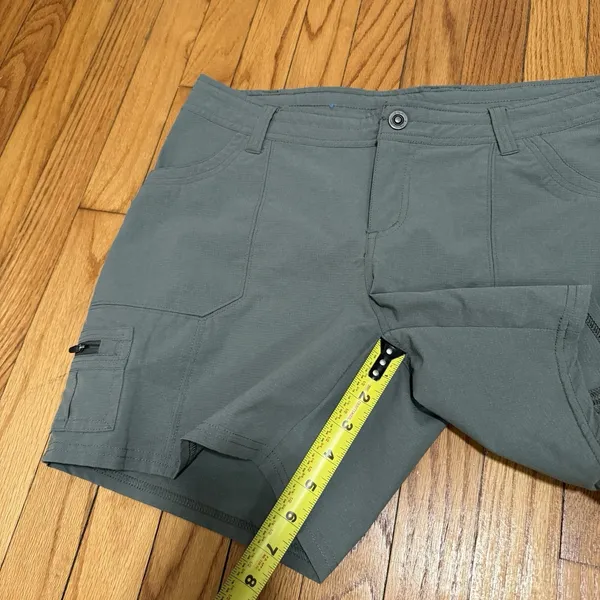 Kuhl Horizn 5in Ripstop Outdoor Hiking Green Shorts Size‎ 12 Women - Image 6