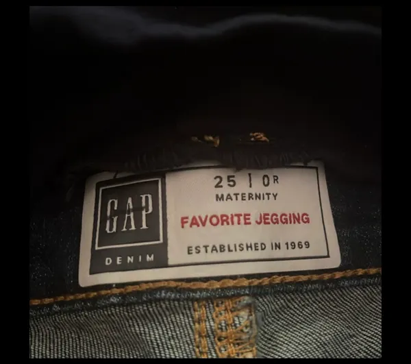 Gap NWT s women's maternity blue jeans size 25 Rm31 - Image 5