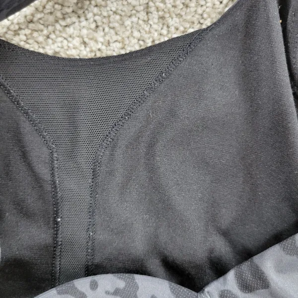 Lululemon In A Flash Bra II Womens 2 Deep Coal Animal Swirl Cheetah Crossback - Image 6