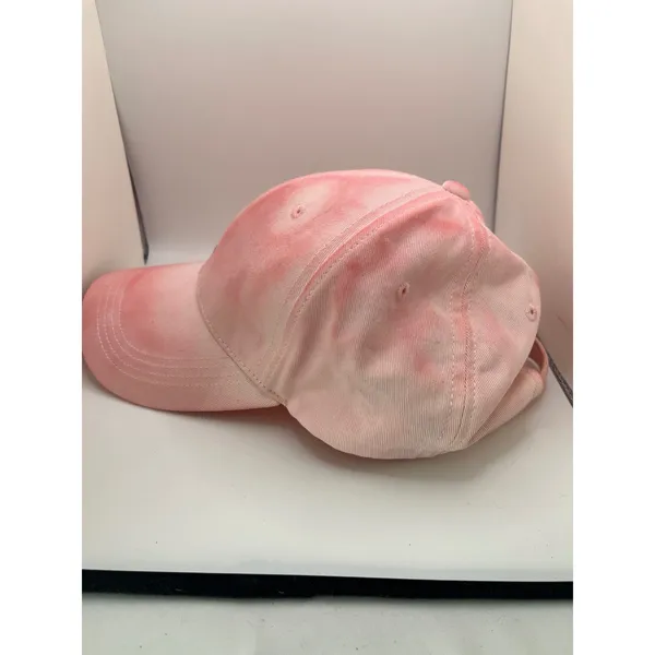 Tommy Hilfiger Tie Dye Baseball Cap Women OS Pink‎ Adjustable Embroidered Logo - Image 4