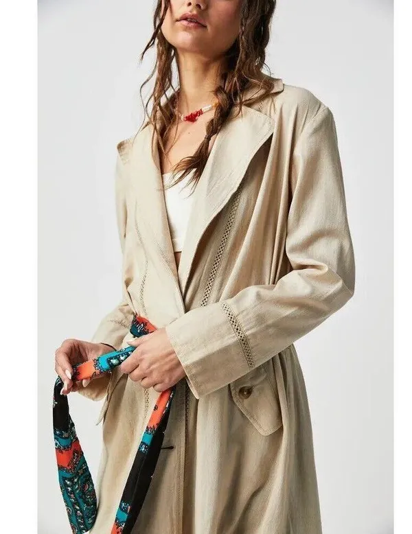 Free People Rory Duster Size M. B-9 - Image 2