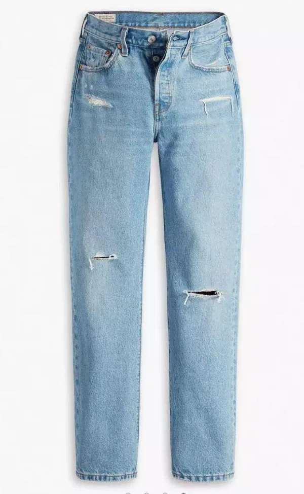 Levi's 501 Original Fit Women's Jeans 28x30 Lane Change -Medium Wash - Image 4