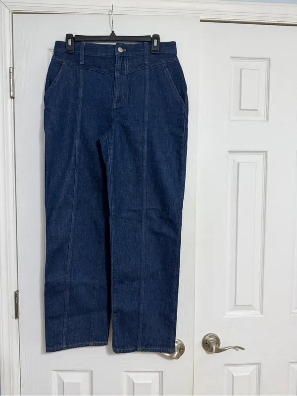 Madewell‎ perfect vintage straight Jean seam detail size 28 waist 30” 90’s 70’s - Image 3