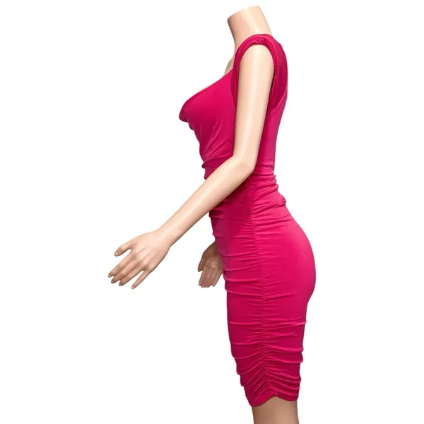 MICHAEL COSTELLO x REVOLVE Madelyn Mini Dress, Fuchsia, XS - Image 11