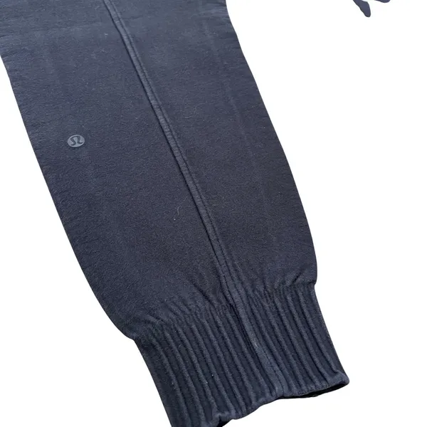 Lululemon NTS‎ Jogger Womens 10 Black Fleece Rib Cuff Athleisure Sweatpants - Image 8
