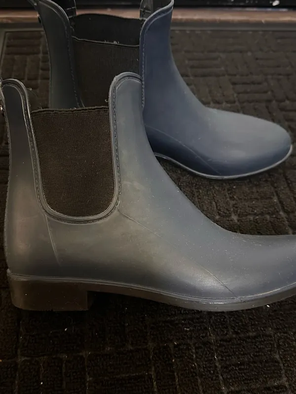 Sam Edelman Navy Chelsea Rain Boots - Image 4