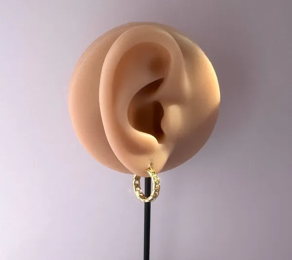 14mm Small Gold Hoop Earrings for Women - Image 6