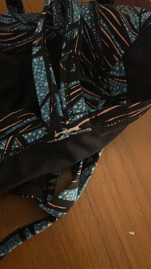 Lululemon Multicolor Teal/Pink Sports Bra - Image 6