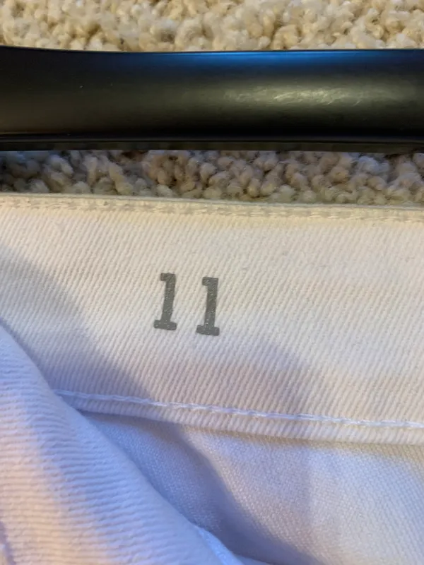 White Jeans Size 11 - Image 3