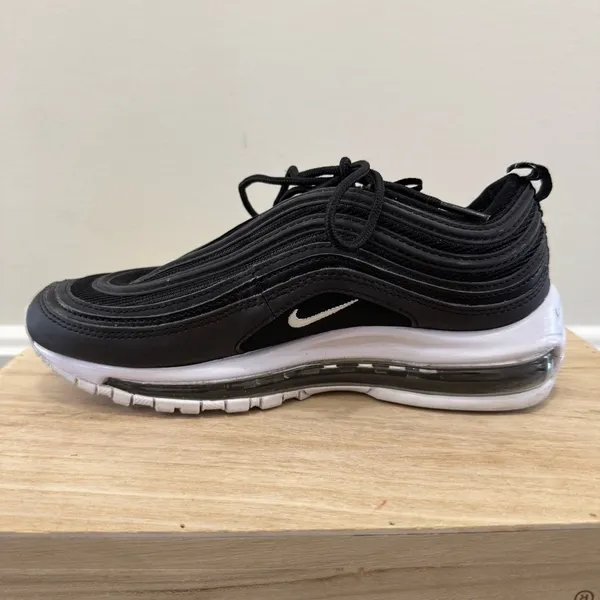 Nike Black & White 97 Air Max Athletic Sneakers‎ 6/7.5 - Image 8