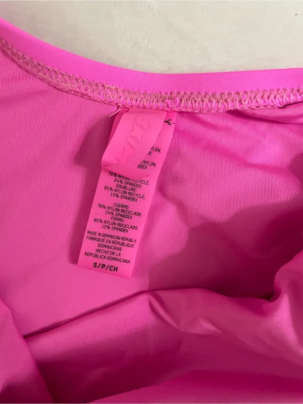 Skims NWOT Scoop Neck One-Piece Swimsuit - Pink Size S - Image 4