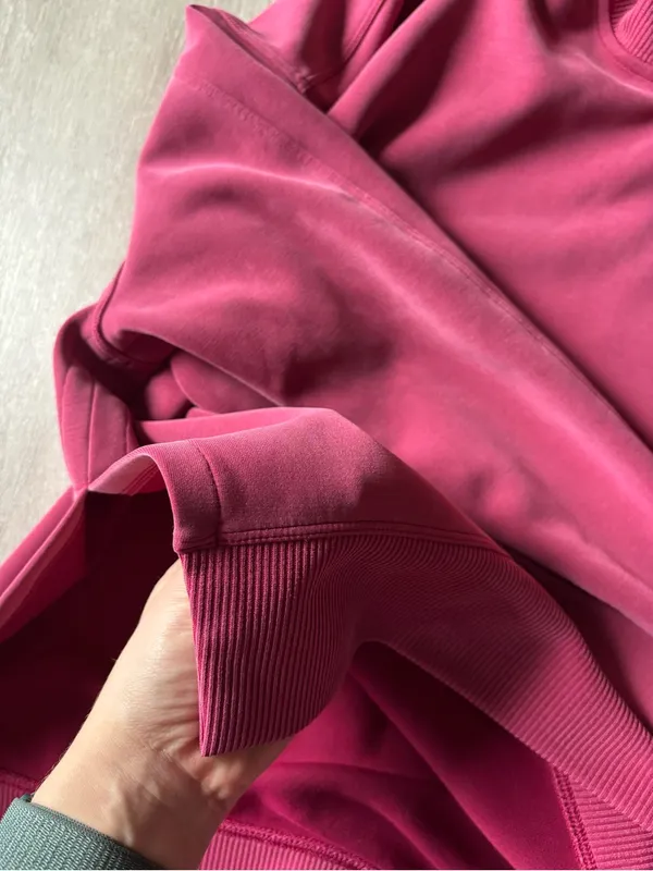 Lululemon Softstreme Turtleneck Pullover Pomegranate Size 8 - Image 11