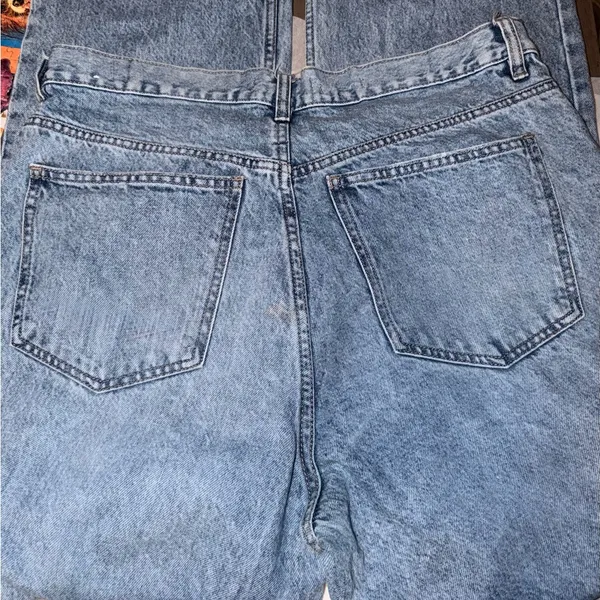 Mango Women's Light Blue Straight Leg Jeans - Image 2