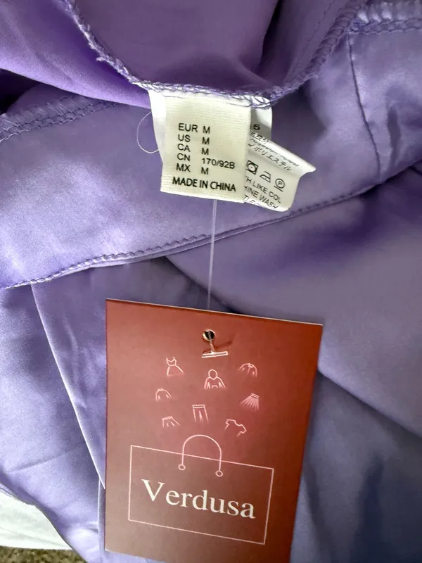 Purple Hoco Dress Size M - Image 3