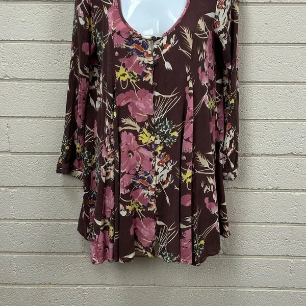 O’Neill Poppit Floral Brown Mini Dress size M - Image 7