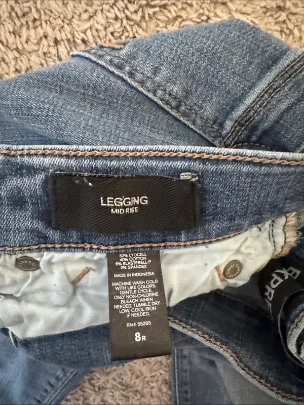 Express Skinny Jeans in Medium Blue wash / J35 - Image 3