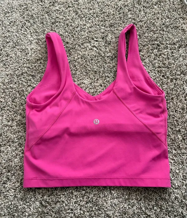 Sonic Pink Lululemon Align Tank - Image 2