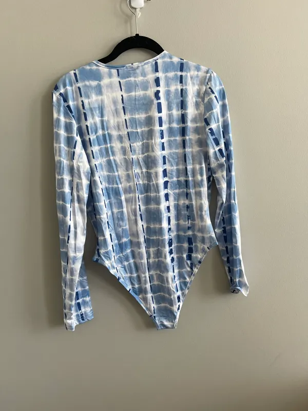 Tie-Dye Long Sleeve Bodysuit - Image 4