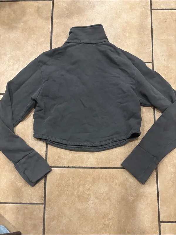 Joah Brown Grey Aspen Half Zip Sweater - Image 5