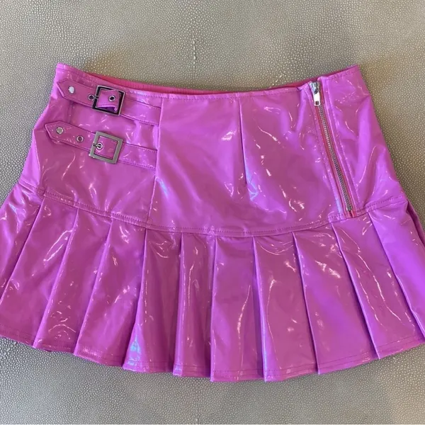 NWOT HOROSCOPEZ Save The Queen Pleated Skirt Sz XL - Image 5