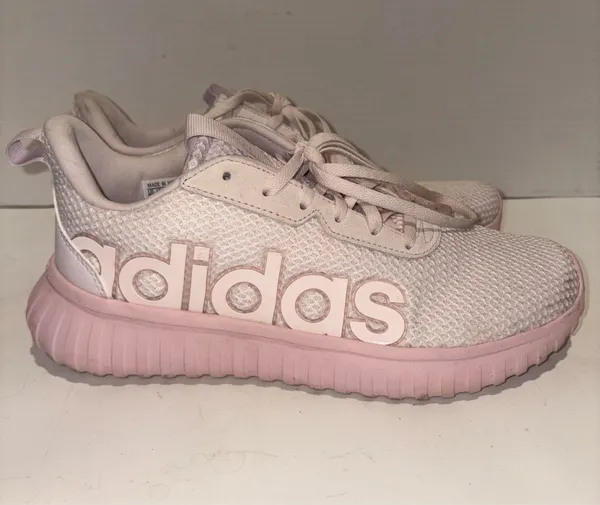 adidas Kaptir Base Shoes in a pastel or light pink colorway - Image 6