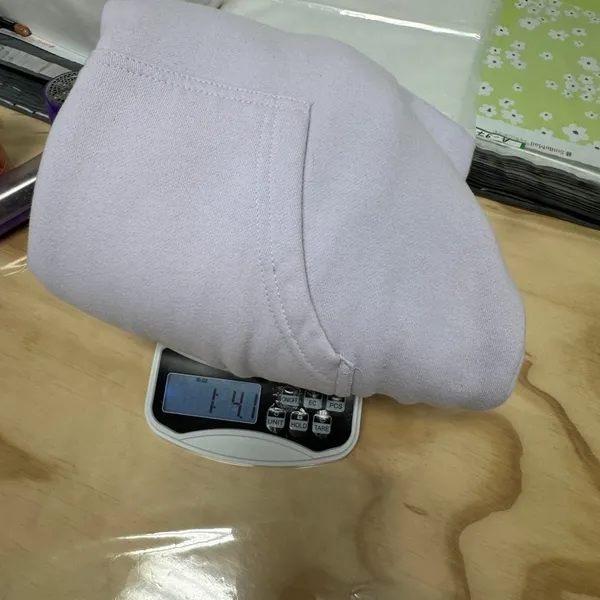 Glossier Limited Edition Embroidered Lavender Hoodie XS Oversized Women's - Image 16