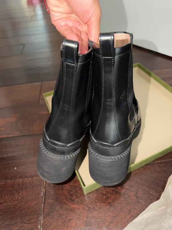 Gucci Boots Black Leather  - Image 5