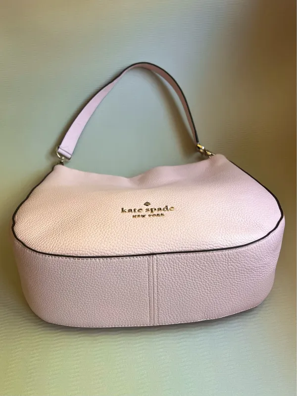 Kate Spade Lexy Large Hobo Shoulder Bag Chalk Pink Leather NWOT - Image 2