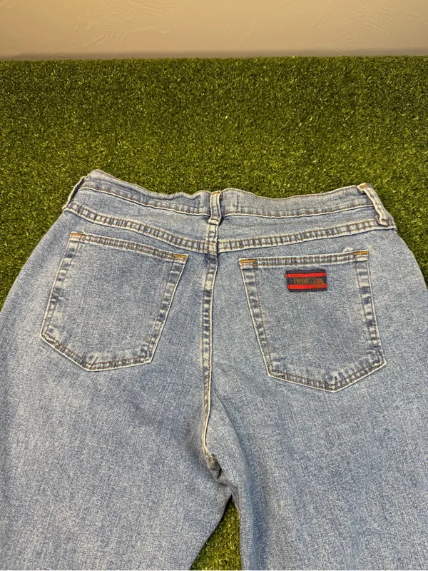 Vintage Wrangler 20X Tulsa Low Rise Slim Fit Mom Jean Light Wash‎ 90's WTS25SL - Image 9