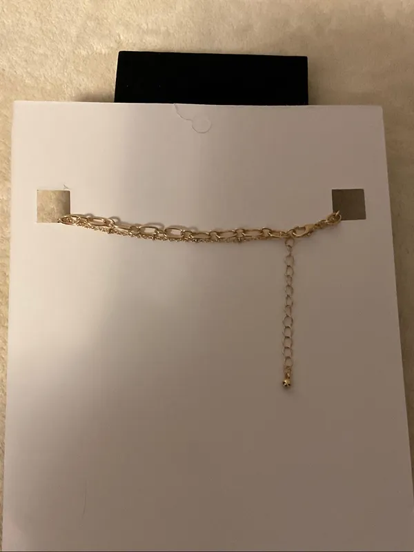 Gold Layered Necklace with Red Cherry Pendant - Image 4