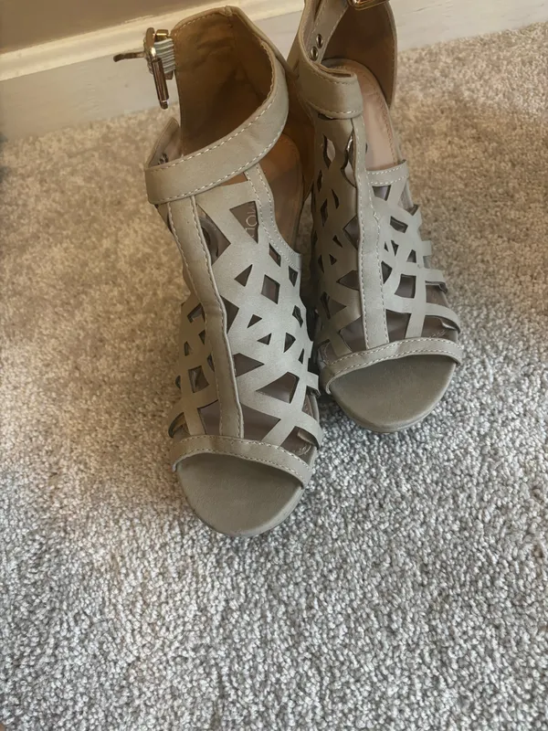 Wedge shoes Gray Size 7 - Image 2