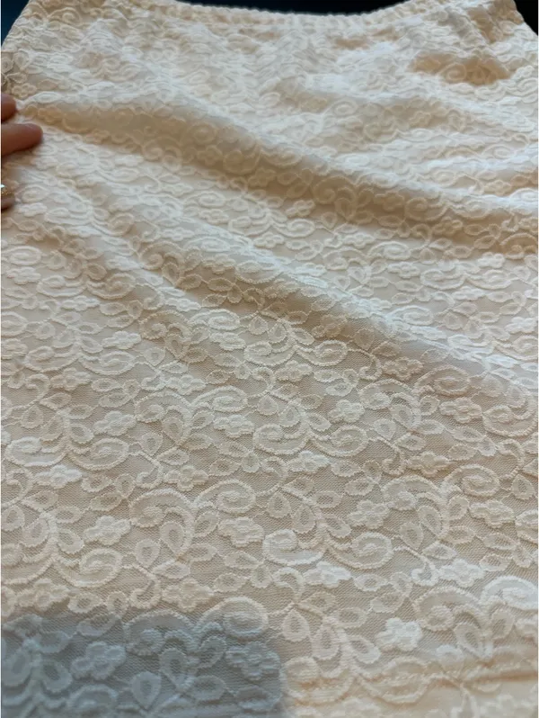 Venus White Lace Skirt - Image 2