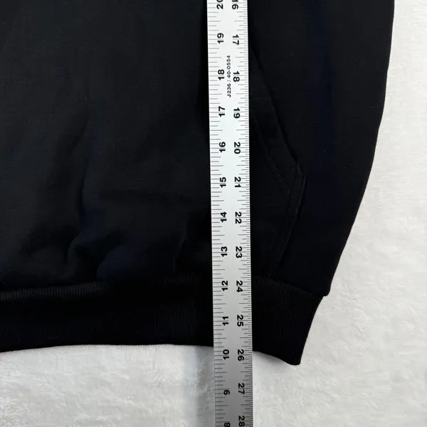 Comfrt Good Days Ahead Black Embroidered Logo Pullover Hoodie Womens XS RN170537 - Image 5