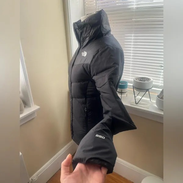 The north face black Kailash 650 down puffer jacket size XS - Image 2