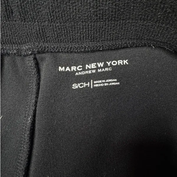 Marc New York Black Ribbed Joggers Small Clean Girl Athleisure - Image 7