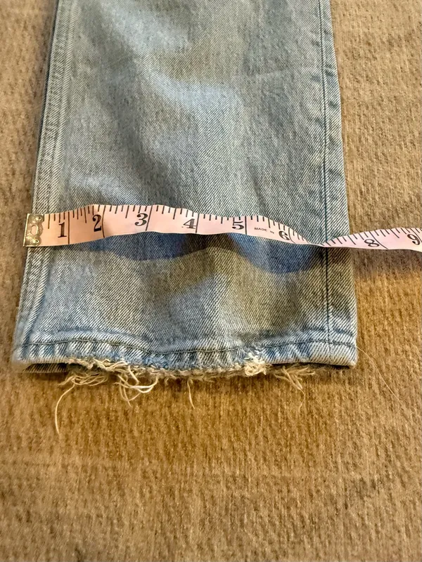 Abercrombie Curve Love 90s Straight Ultra High Rise Jeans 28 6L - Image 6