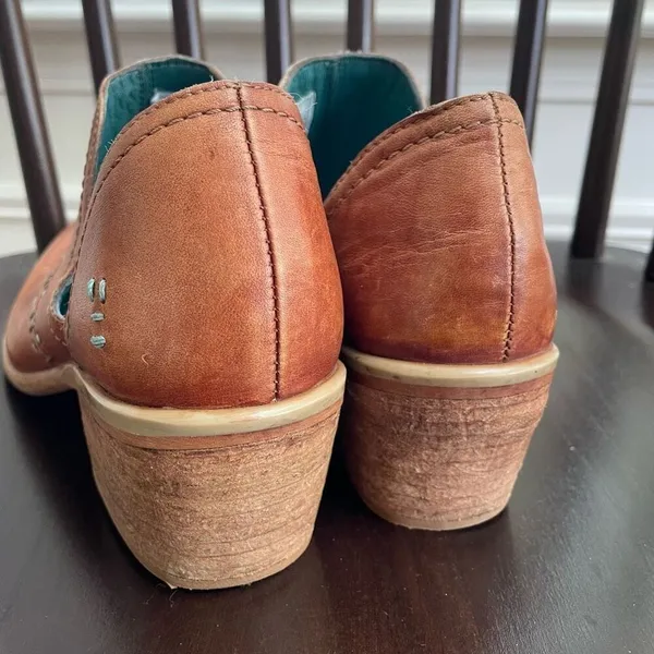 Roan Bed Stu Gaze Oats Pecan Western Ankle Boots 6.5 - Image 5